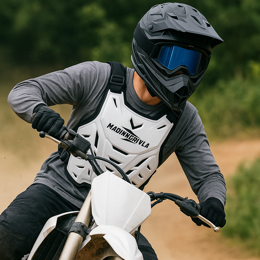 Pare-pierre Moto – Gilet de Protection Dos & Poitrine – Équipement Motocross Antichoc
