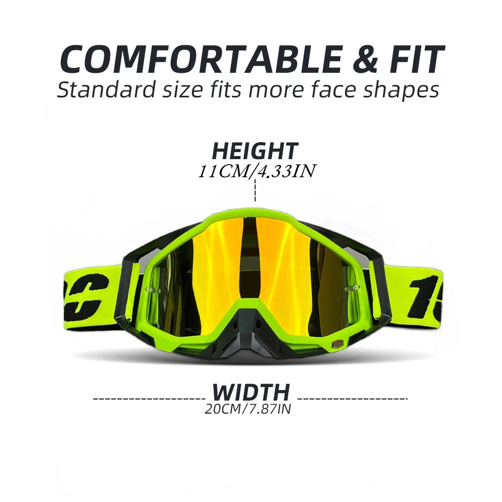 Lunettes de Moto Chaudes – Masque Protecteur pour Motocross