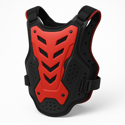 Pare-pierre Moto – Gilet de Protection Dos & Poitrine – Équipement Motocross Antichoc