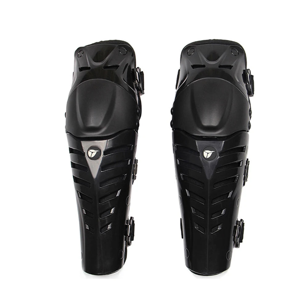 Protège-Genoux MotoCross Rouge - Protection Renforcée pour Motocross et Moto