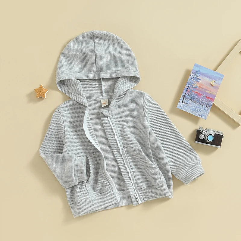 veste capuche avec zip enfant