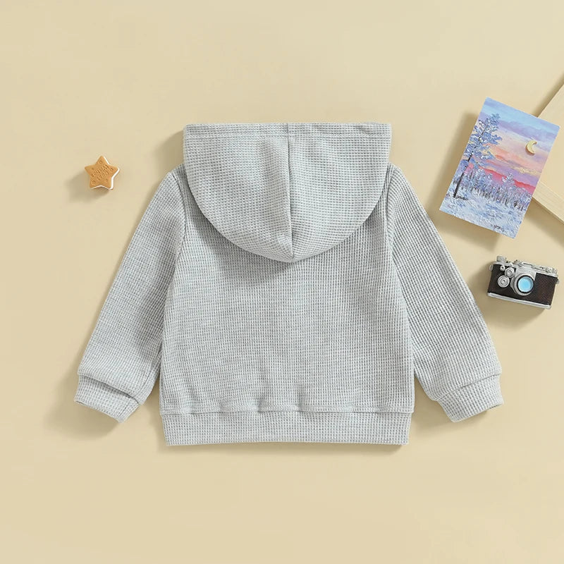 veste capuche avec zip enfant