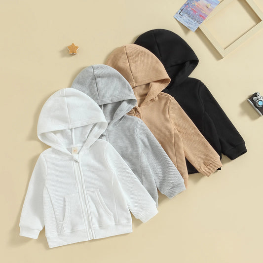 veste capuche avec zip enfant