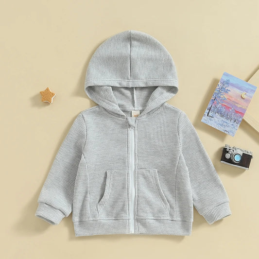 veste capuche avec zip enfant