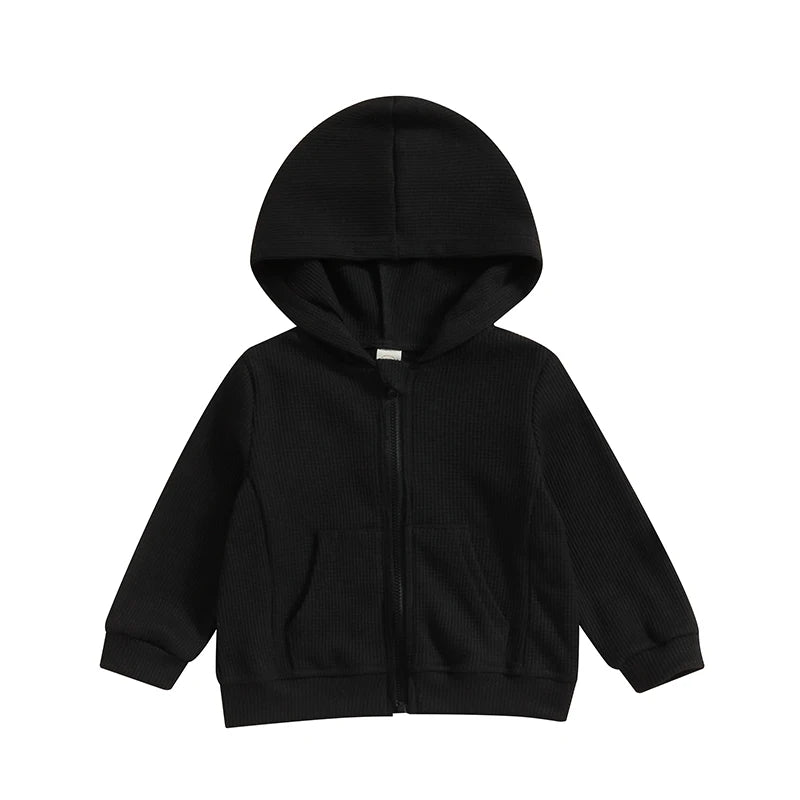 veste capuche avec zip enfant