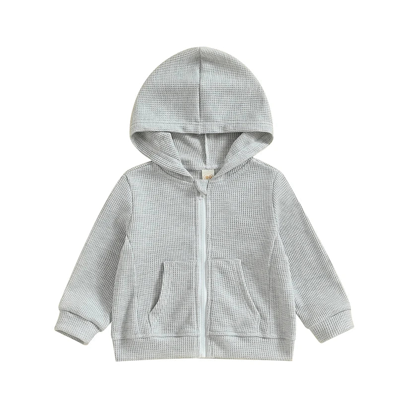 veste capuche avec zip enfant