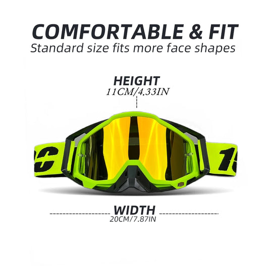 Lunettes de Moto Chaudes – Masque Protecteur pour Motocross
