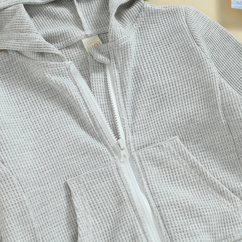 veste capuche avec zip enfant